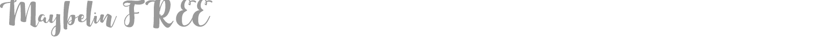 Maybelin font preview